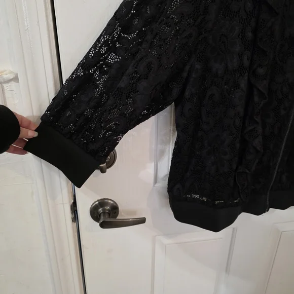 Torrid Black Lace Women's Jacket - Picture 2 of 8